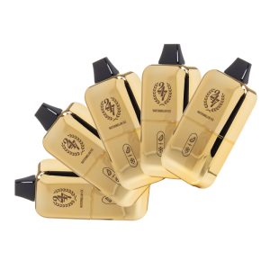 [5-Pack] Gold Bar 24 Seven 24K Disposable