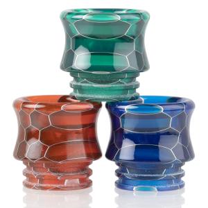 810 Crown Snake Skin Resin Drip Tip