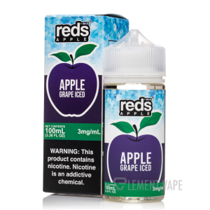 ICED GRAPE - Reds Apple E-Juice - 7 Daze - 100mL