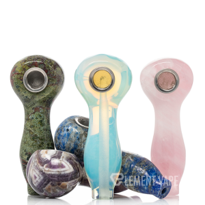 Astral Projects Gemstone Spoon Pipes