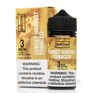 Sunset Harvest Tobacco - Bantam Vape - 100mL