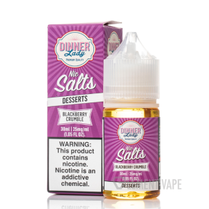 Blackberry Crumble SALT - Vape Dinner Lady E-Liquid - 30mL