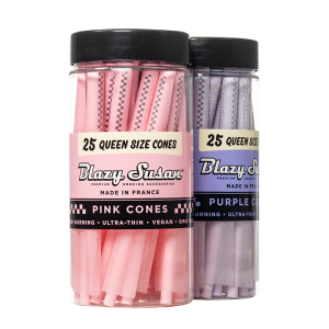 Blazy Susan Queen Size Jar of Cones 25ct