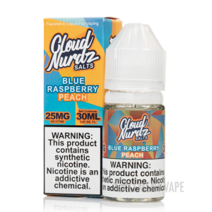 Blue Raspberry Peach - Cloud Nurdz Salts - 30mL