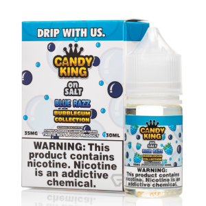 Blue Razz Bubblegum Collection - Candy King On Salt - 30mL