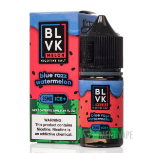 Blue Razz Watermelon - BLVK Melon Salts - 30mL