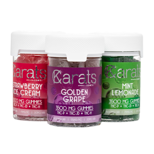 Carats THC-P + THC-JD + THC-H Gummies 3500mg