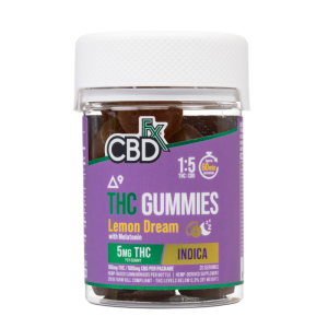 CBDFX Delta-9 THC + CBD Gummies: Lemon Dream Indica