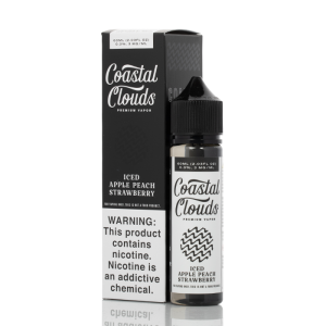 ICED Apple Peach Strawberry - Coastal Clouds Co. - 60mL