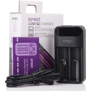 Efest LUSH Q2 2-Bay Intelligent LED Battery Charger