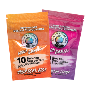 Galaxy Treats Moon Babies Delta-9 + CBD Gummies 100mg