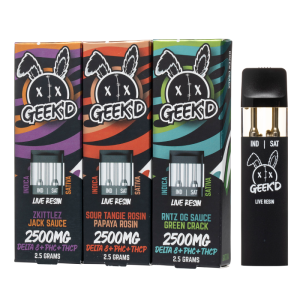 Geek'd Extracts Delta-8 + PHC + THC-P Disposable 2.5G