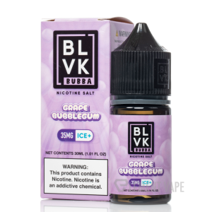 Grape Bubblegum - BLVK Bubba Salts - 30mL