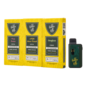 Hidden Hills Live Shatter Bar Disposable 3G