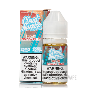 ICE Peach Dragon Fruit - Cloud Nurdz Salts - 30mL