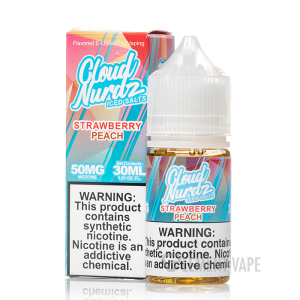 ICE Strawberry Peach - Cloud Nurdz Salts - 30mL