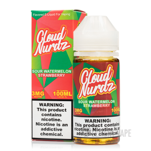Sour Watermelon Strawberry - Cloud Nurdz - 100mL