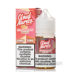 Strawberry Peach - Cloud Nurdz Salts - 30mL