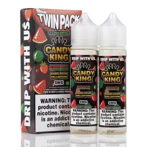 Strawberry Watermelon Bubblegum Collection - Candy King - 120mL