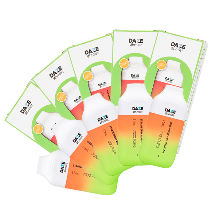 [10-Pack] 7 Daze OHMLET 7000 0% Zero Nicotine Disposable (Discontinued)