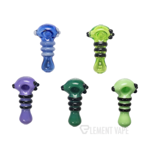 AFM Glass 4.5" 3-Ring Hand Pipe