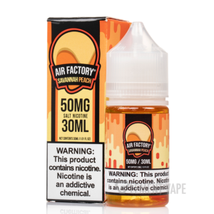 Savannah Peach SALTS - Air Factory Synthetic - 30mL