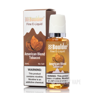 American Blend Tobacco - Boulder Fine E-Liquid Salt Nic - 30mL