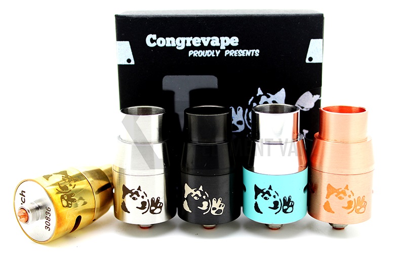 Doge V2 RDA Rebuilable Atomizer by Congrevape (Discontinued)