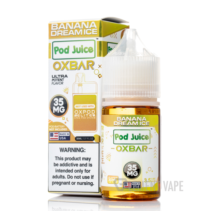 Banana Dream Ice - Pod Juice x OXBAR Salts - 30mL