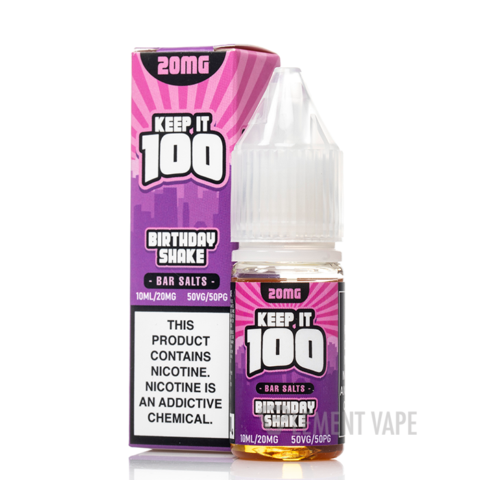Birthday Shake - Keep It 100 Bar Salts - 10mL