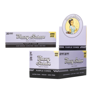 Blazy Susan King Size Pre Rolled Cones - 240ct Box