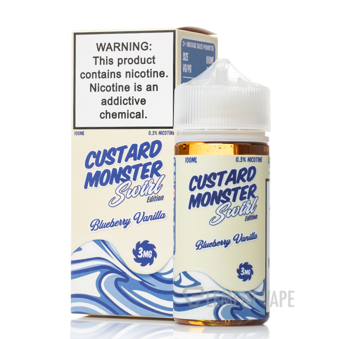 Blueberry Vanilla - Swirl Edition - Custard Monster - 100mL
