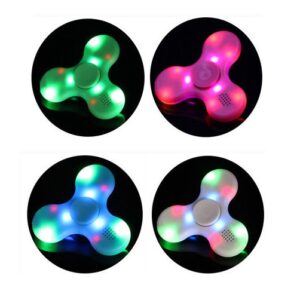 Bluetooth Speaker LED Fidget Tri-Spinner