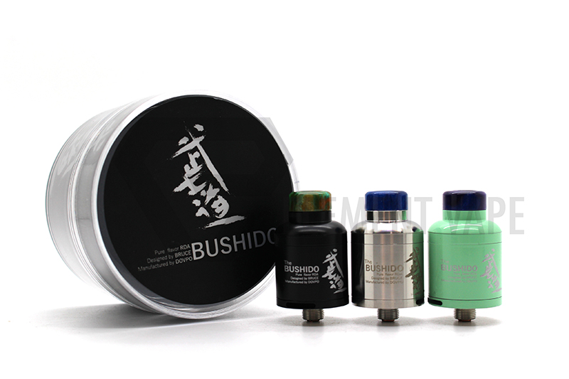 Bushido RDA by DOVPO - Knurled Two-Post (Discontinued)