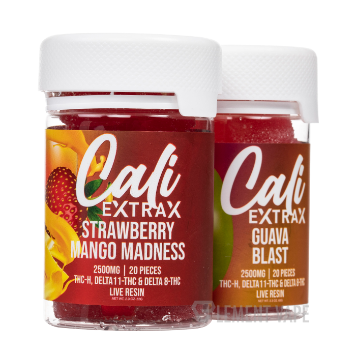 Cali Extrax THC-H + Delta 11 + Delta 8 Gummies 2500mg