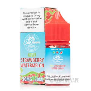 Kiwi Strawberry Watermelon Synthetic - Cali Grown Salts - 30mL