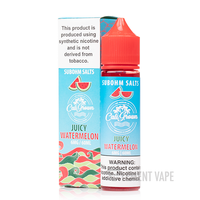 Juicy Watermelon Sub-Ohm Salt - Cali Grown E-Liquid - 60mL