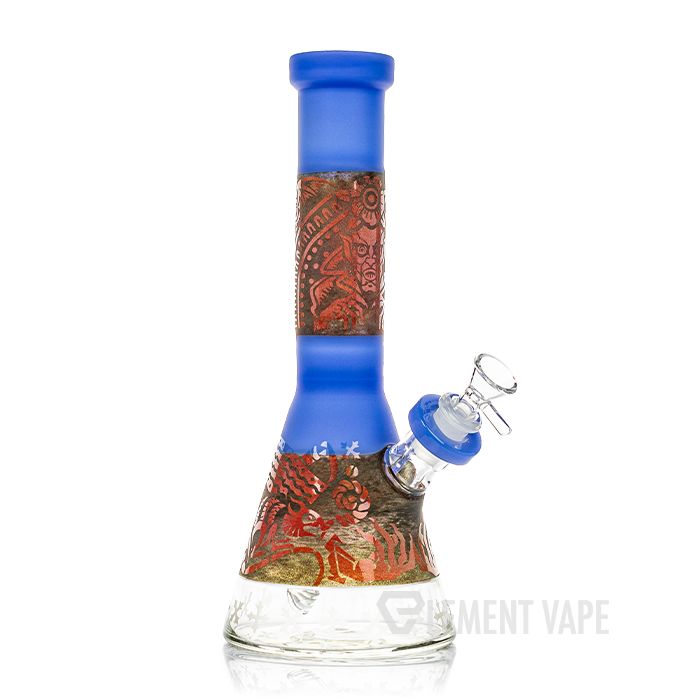 Calibear Etched Sand Blasted Beaker Water Pipe