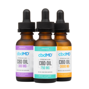 CBDMD - Broad Spectrum CBD Tincture - Orange - 30mL