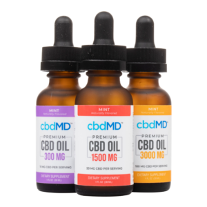 CBDMD - Broad Spectrum CBD Tincture - Mint - 30mL