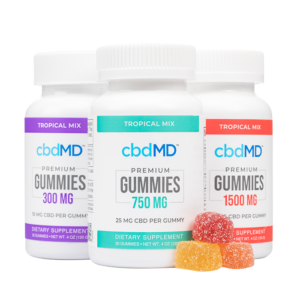 CBDMD - CBD Gummies - Tropical Mix