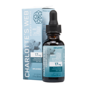 Charlotte's Web Full Spectrum Unflavored 17MG for Dogs