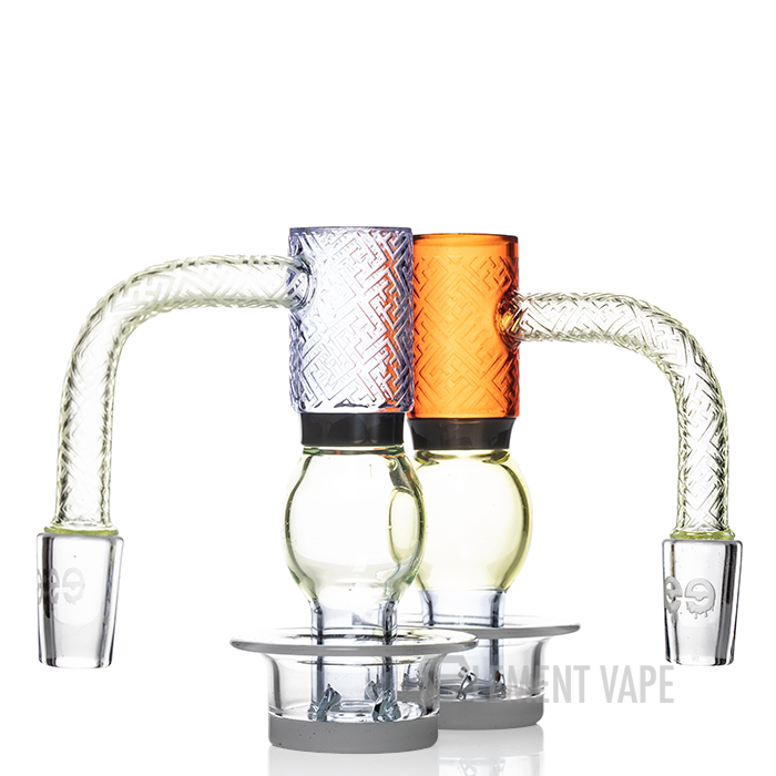 Cheech Glass 14mm Carved Quartz Terp Slurper Long Bucket Banger