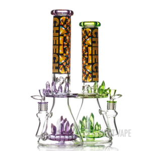 Cheech Glass Just Know We Shining Bling Bling Bong