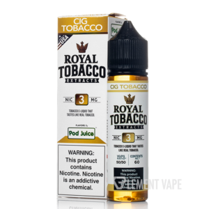 Cig Tobacco - Pod Juice Royal Tobacco - 60mL