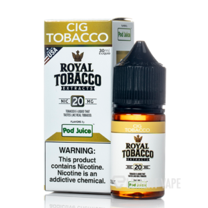 Cig Tobacco - Pod Juice Royal Tobacco SALTS - 30mL