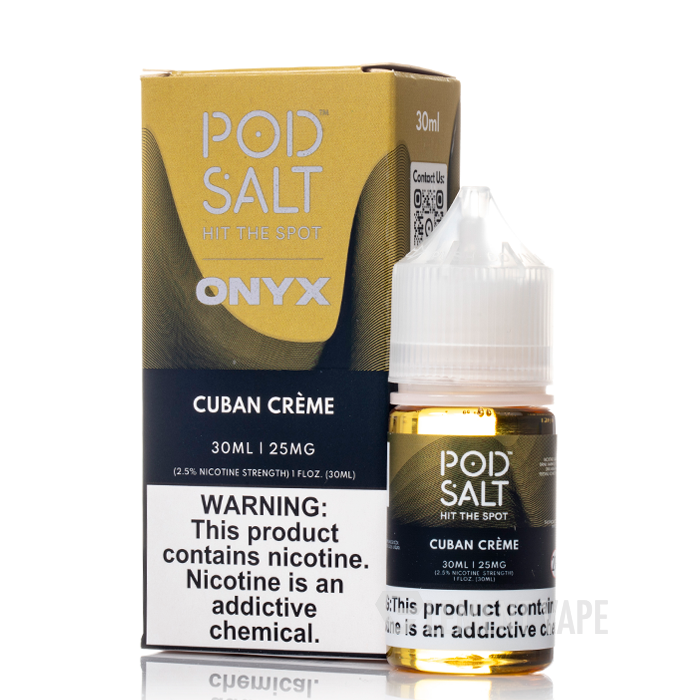 Cuban Creme - Pod Salt Onyx - 30mL