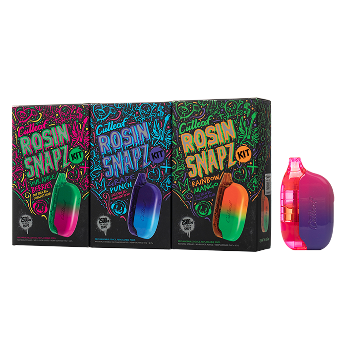 Cutleaf Rosin Snapz Kit 2500mg