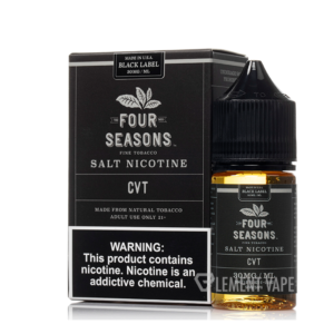 Custard Vanilla Tobacco (CVT) - Four Seasons Black Label Salts - 30mL