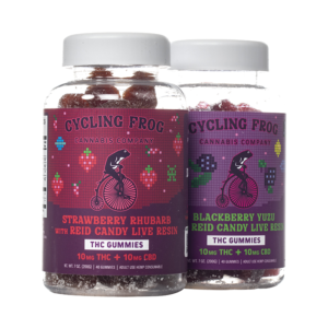 Cycling Frog Reid Candy THC Live Resin Gummies 400MG